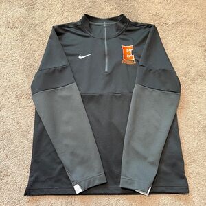 Nike Dri-Fit 1/4 Zip Football Pullover Jacket Men’s Medium Black Sideline